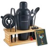 Mixology & Craft Bartender Kit - 8-Piece Black Matte Cocktail