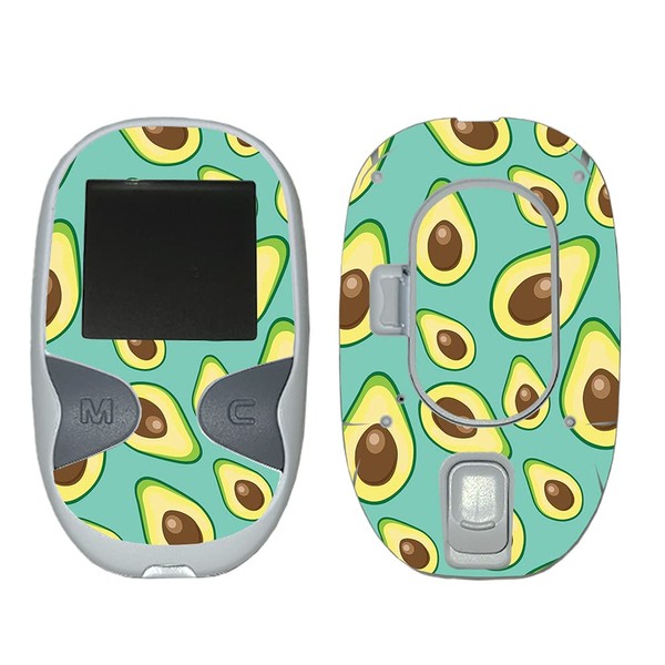 MightySkins Skin Compatible with Care Touch Glucose Meter - Seafoam