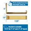 LEOPO 8 inch Shelf Bracket for DIY Floating Shelf, 1/5