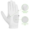 Katx Men's Full Finger Golf Glove Durable Premium Leather Left
