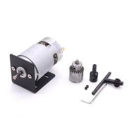 LVLOZ High Torque Electric Drill Motor DIY Motor 12-24v Dual Ball Bearing 775 Dc Motor High Torque Electric Grinder Motor Paper Shaedder Motor Tools (Color : 775 Motor+JTO Drill Chuck)