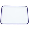 Kichvoe White Enamel Baking Cookie Sheet, Enamelware Roll Pan Ceramic