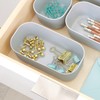 iDesign Plastic Drawer Organizer Bin - Storage for Kitchen, Bathroom,