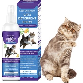 Cat Deterrent Spray, Cat Scratching, Stop Scratch Cat Spray Deterrent for Furniture Protection Indoor & Outdoor, Effective Training Aid with Gentle Ingredients, 4FL.OZ