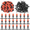 Sumalon 80PCS Adjustable Micro Spray Drip Irrigation Drippers
