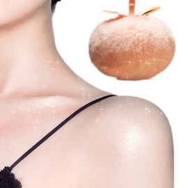 Glitter Body Powder, Glitter Powder (Powder Built-In Type), Fragrance-free, For Christmas, Parties, Events, Stages, Stage