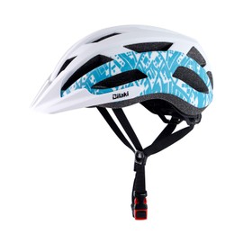 Adult Bike Helmet, Road Mountain Bicycle Helmet for Men Women, Lightweight and Adjustable with Detachable Visors, 2 Sizes (White)