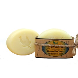Landseife Organic Hair Soap Citrus - For Dry Hair - Handmade Organic Natural Soap
