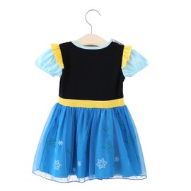 Lito Angels Disfraz de Princesa Anna para Niñas Fiesta Elegante de Cumpleaños de Halloween 5