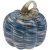 Boston International Glass Pumpkin Tabletop Shelf Décor Autumn & Fall