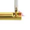Prime-Line U 9961 4-In. Surface Bolt, Solid Brass, Polished Brass