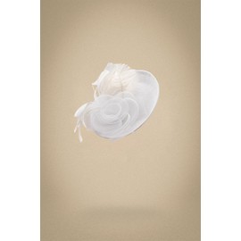 BABEYOND Fascinators Hats for Women - Tea Party Kentucky Fascinator Derby Pillbox Hat Mesh Feathers Headband with Hair Clip