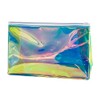 TotePrint 2 PCS Holographic Clear Makeup Bag Bulk,Zipper Portable Waterproof