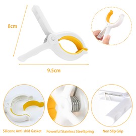 8PCS Clothes Pegs for Washing Line,Large Beach Towel Clips Strong Grip Clothes Pegs,Laundry Pegs Non Slip Laundry Clips for Home & Garden.