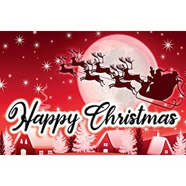 Christmas Theme Window Display Poster Graphic Retail Shop Business Decoration 150cm x 100cm V001