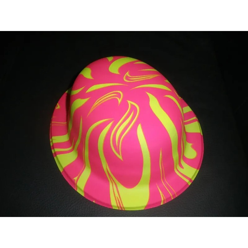 10 Sombrero Bombin Neon Plastico Fiesta Boda Evento Batuca