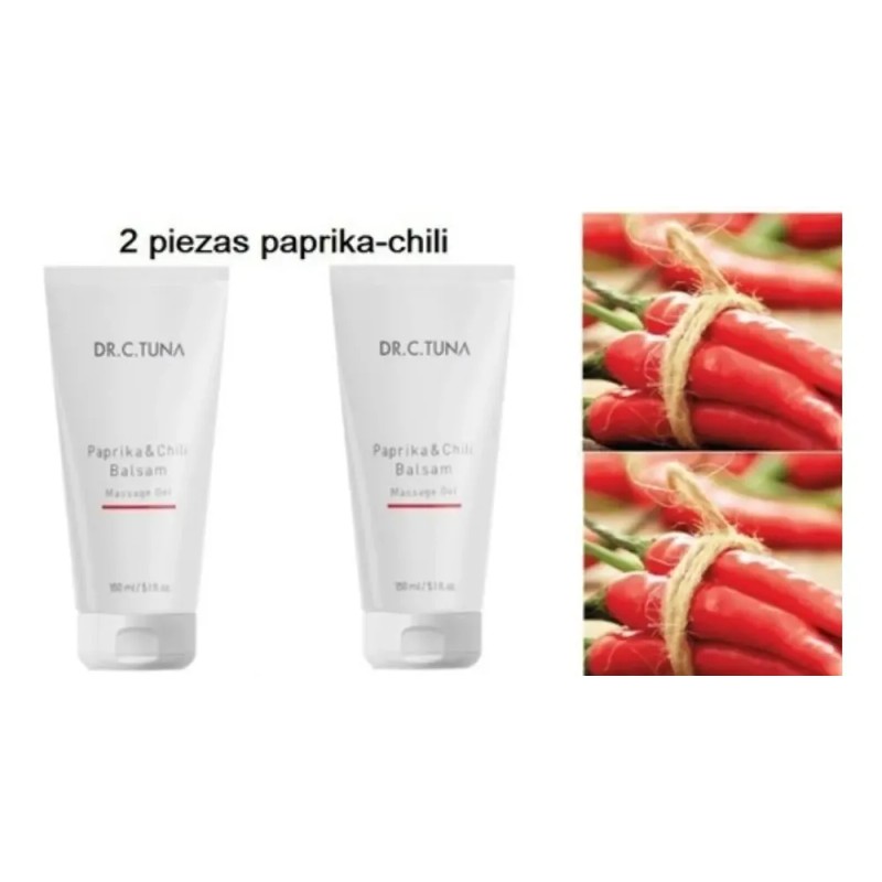 2 Piezas Gel Masaje/balsamo D/paprika Y Chili Envío Gratis!!