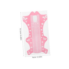 Ipetboom Nail Art Extension Guide Stickers Nail Tips Guide Manicure Supply 100pcs Diy