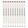 MERCURY Brito Felt Tip Colouring Pens, RED, Pack of 10,