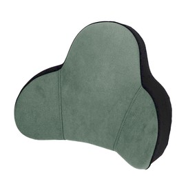 A ABSOPRO Car Seat Lumbar Cushion Memory Foam Support Ergonomic Design 31.5x41x12.5cm Green 1 Pc
