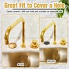 2 Pack 2 Inch Kitchen Sink Faucet Hole Cover, Antique