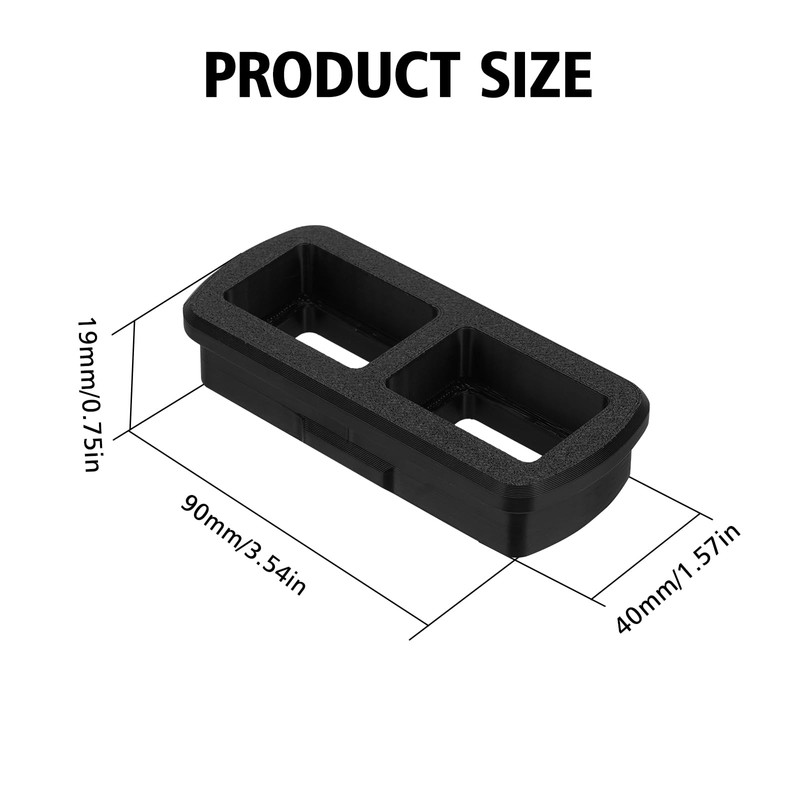 URLWALL Console Dual Switch Plate for Lexus GX470/LX470, Light or
