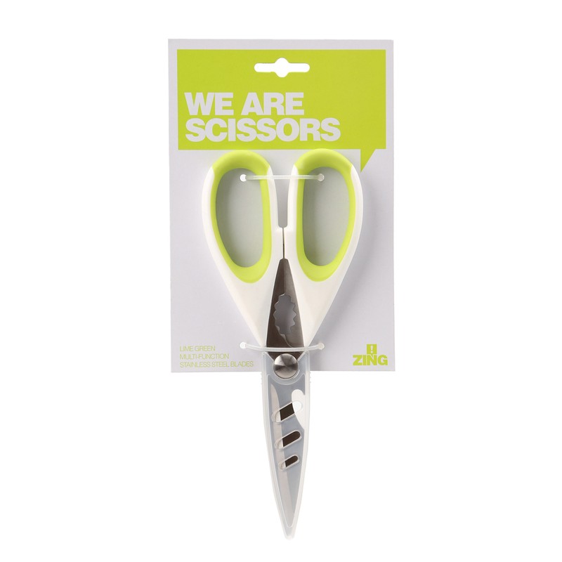 Premier Housewares Zing Scissors - Lime Green