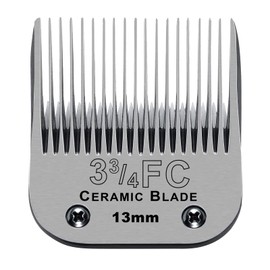 Size 3-3/4FC Detachable Dog Grooming Clipper Ceramic Blades,Compatible with Andis Oster A5,Wahl KM10 Series Clippers