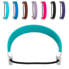 Snappbandz ANXIETY BRACELET for All-Day Stress Relief and Positive Mental Focus; Turquoise Large