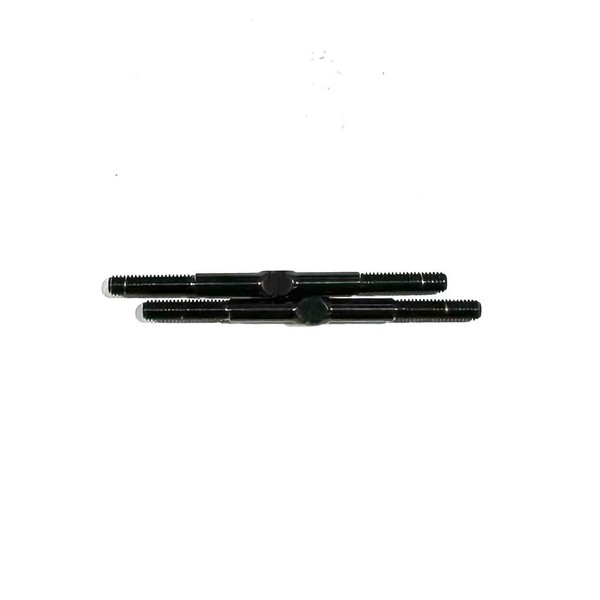 QS-1245B Team GFRP 45mm Black Titanium Turnbuckles