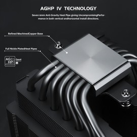 Thermalright Phantom Spirit 120 EVO CPU Air Cooler, 7×6mm Heat Pipes, Dual 2150RPM PWM Fan, for AMD AM4 AM5/Intel 1700/1150/1151/1200/17XX/2011/1851