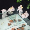 YUEMOOLIX 4 Pcs Cat Figure Flower Pot and Vase Hugger