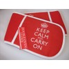 Keep Calm and Carry on - Double Oven Glove