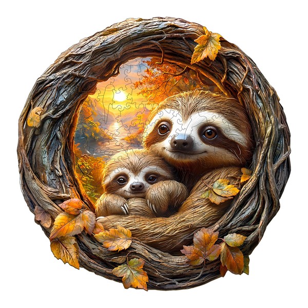 AEEKDOOK Wooden Puzzles for Adults - 100 Pieces 3D Parent-Child
