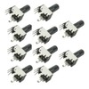 Aihasd 10pcs RV09 Type Vertical Adjustable Potentiometer 2 K Resistance