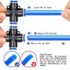ERGAOBOY 5 Pcs Blue 6MM Tube OD 4 Way Quick