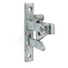 GALVANISED or Black Self Locking Gate Catch/Auto Close Field Farm Lock Latch (Galvanised (Hot Dipped))