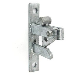 GALVANISED or Black Self Locking Gate Catch/Auto Close Field Farm Lock Latch (Galvanised (Hot Dipped))