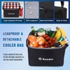 K KNODEL Extra Large Trunk Organizer With Cooler Bag, 3