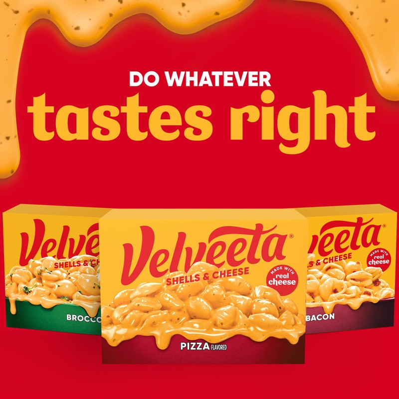 Velveeta Shells & Cheese - Pizza Flavor (10.9 oz Box)