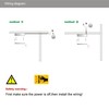 CNBRIGHTER LED Cabinet Light,Bathroom Porch Lights,3W COB Dimmable IP65 Waterproof,Surface