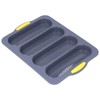 Baguette Mold 4 Grooves Silicone Soft Smooth Surface Bread Mould