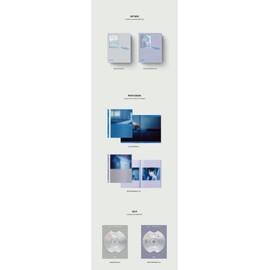 ENHYPEN ROMANCE : UNTOLD DAYDREAM 2nd Full Repackage Album Standard 2 Ver Set (BLUE NOON + WHITE MIDNIGHT SET)