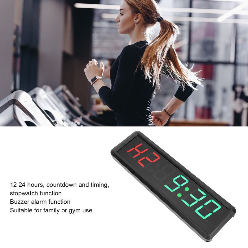 1.8in LED Digital Timer with Remote Control Countdown Interval Clock
