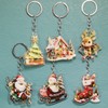 Christmas Keychain Accessory, Acrylic Elk Party Supply Free Size/Option NO.9 10ea