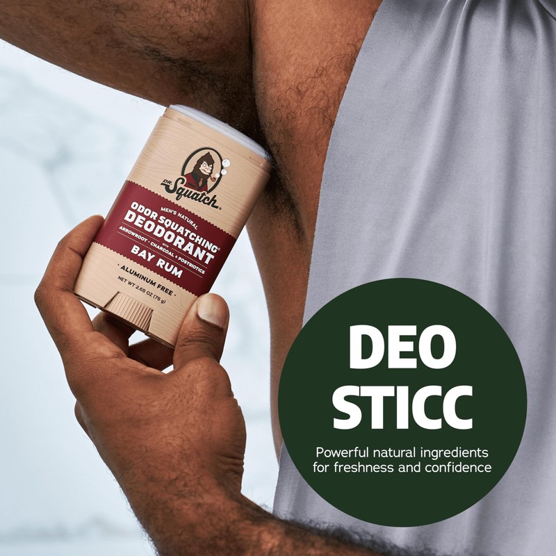 Dr. Squatch Natural Deodorant for Men – Odor-Squatching Men's Deodorant