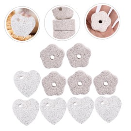 WOONEKY 10pcs Hamster Molar Grinding Stones for Teeth Care Natural Lava Rock Chew Toys for Chinchillas Rabbits and Guinea Pigs Safe Durable and Health-Focused Pet