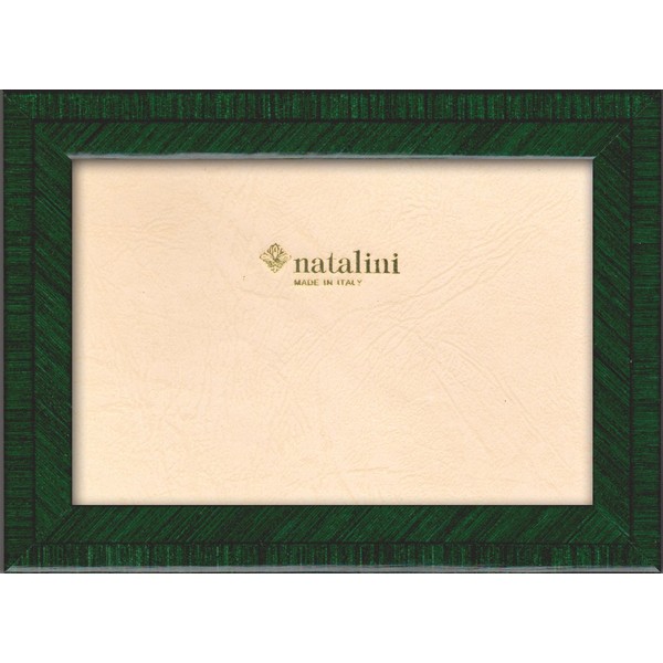 NATALINI BIANTE VERDONE 13 x 18 cm Picture Frame with Table Support, Tulipwood, Dark Green, 13 x 18 x 1.5 cm