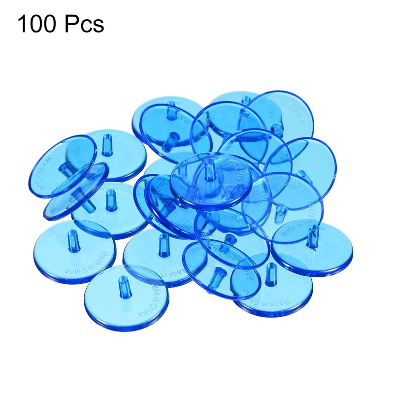 PATIKIL Pack of 100 Golf Ball Markers 24 mm Round