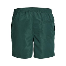 JACK & JONES Men's Jpstfiji Jjswim Solid Sn Ly Swimming Shorts, Jungle Green, L